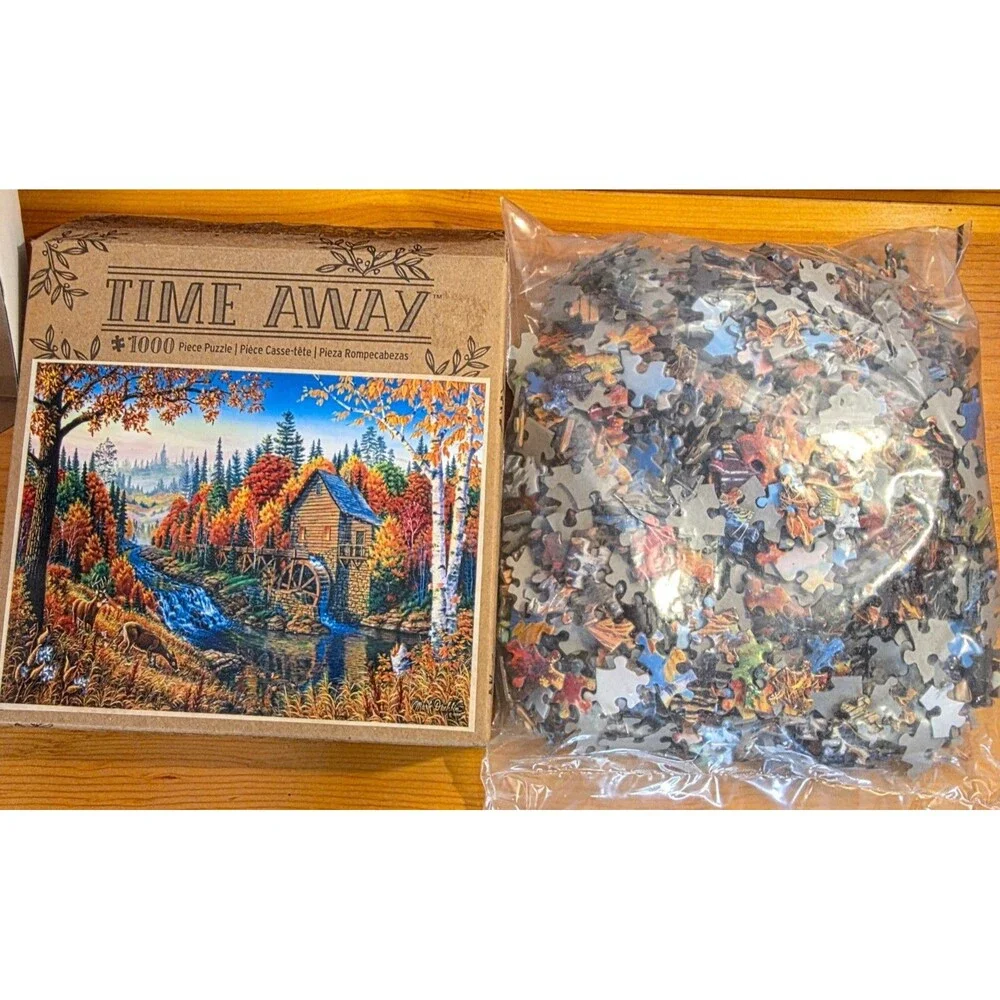 Time Away: Johnson's Mill 1000 Piece Puzzle - Mark Daehlin #71531